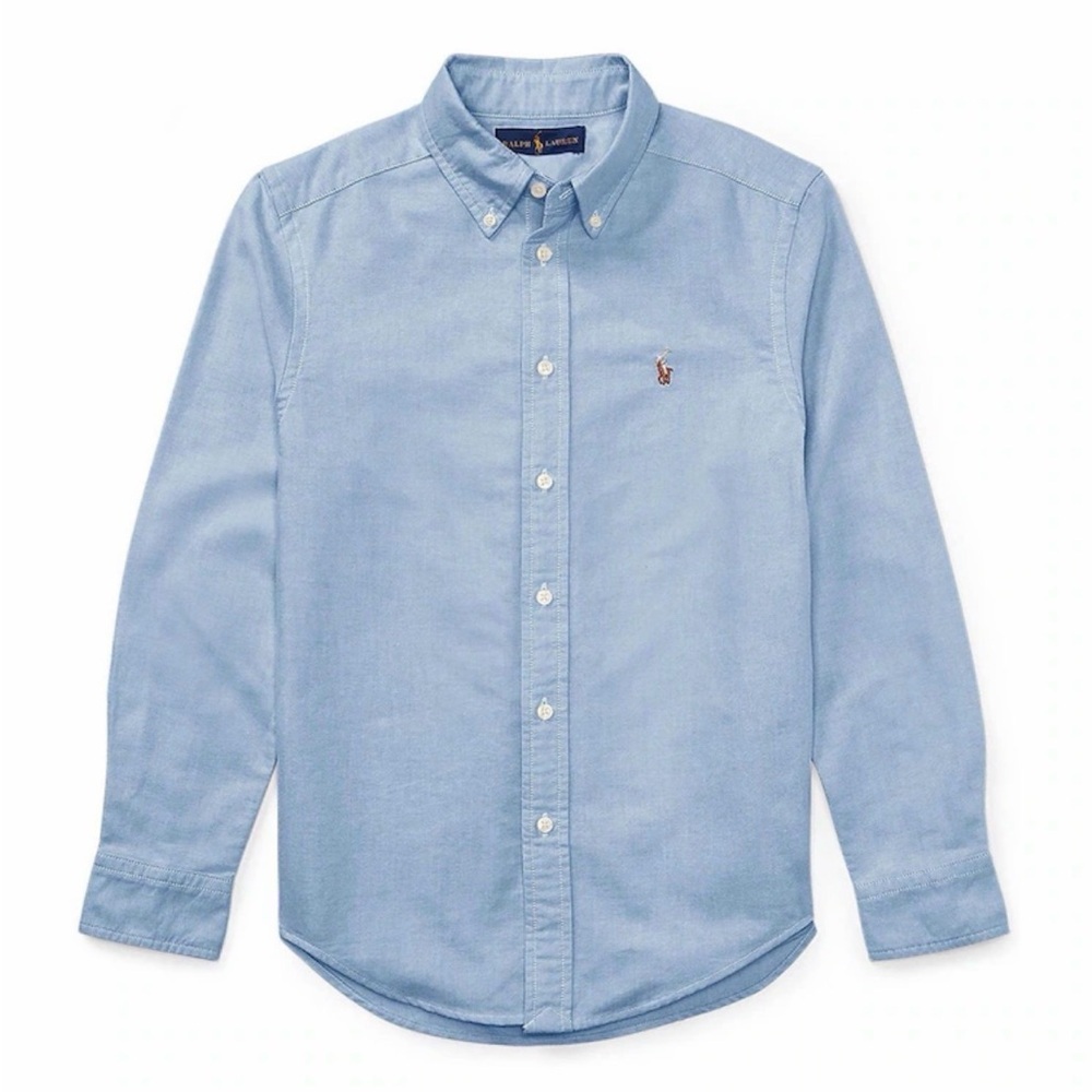 Polo by Ralph Lauren Blue Iconic Pony Oxford Shirt Size 5